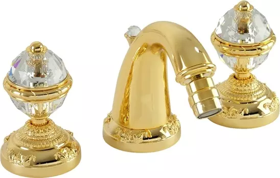 Смеситель Migliore Cristalia 27180 для биде, золото /27180