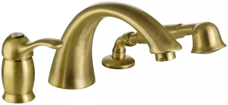 Смеситель Migliore Lem 25867 на борт ванны, бронза /25867