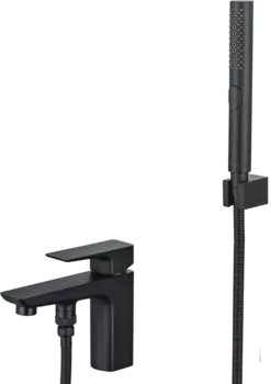 Смеситель на борт ванны Акватек Вега AQ1044MB матовый черный