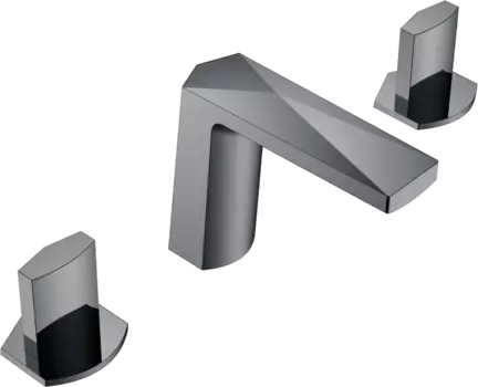 Смеситель на борт ванны Boheme Venturo 150-SGM-ICE Shine Gun Metall