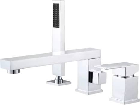 Смеситель на борт ванны D&K Bayern.Liszt DA1514901 хром