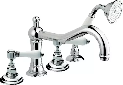 Смеситель Nicolazzi Tradizionale 1449CR78 на борт ванны, хром
