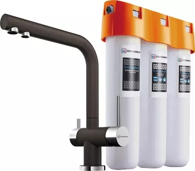 Смеситель Omoikiri Nagano DC 4048.8028 для кухонной мойки с фильтром