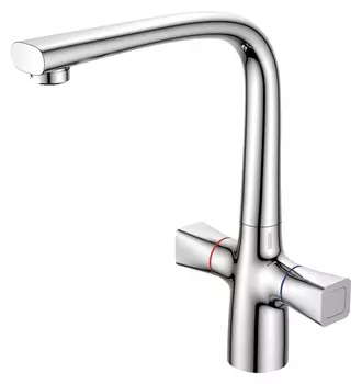 Смеситель Orange Lotos S M32-000cr-S для кухонной мойки