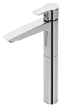 Смеситель Oras Cubista для раковины высокий с донным клапаном 2801F