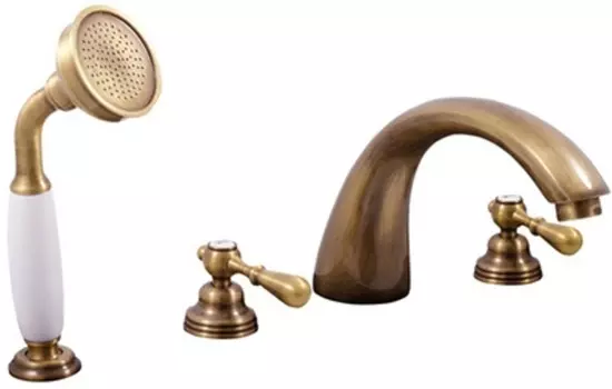 Смеситель Rav Slezak Morava MK469.5SSM на борт ванны, бронза