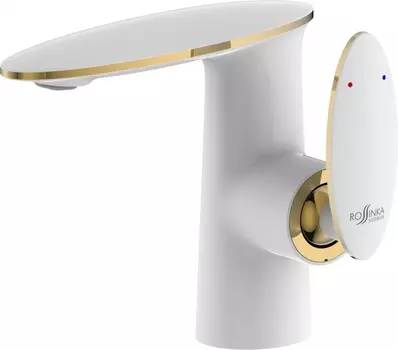 Смеситель Rossinka RS30-11W для раковины, с донным клапаном