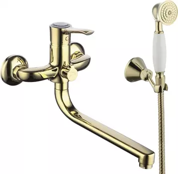 Смеситель SMARTsant Винтаж SM263512GL универсальный, золото