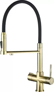 Смеситель Steel Hammer SH 2003 BRONZE для кухонной мойки, бронза