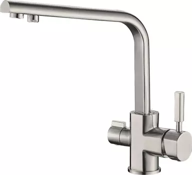 Смеситель Steel Hammer SH 909 Satin для кухонной мойки