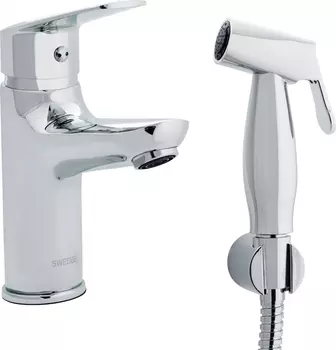 Смеситель Swedbe Ares 1960 для раковины с гигиеническим душем /1960