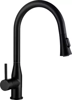 Смеситель Timo Saona 2336/03FL для кухонной мойки, черный