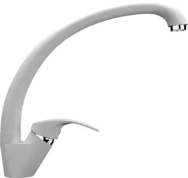 Смеситель Ulgran U-007(341) молочный, для кухонной мойки Ulgran 007(341)