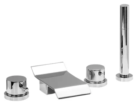 Смеситель Vega Piccolo Lux на борт ванны (4 эл.) 91A1735122