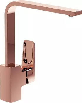 Смеситель VitrA Root Square A4275326EXP для кухонной мойки, медный