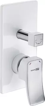 Смеситель Wasserkraft Aller 10641W С ВНУТРЕННЕЙ ЧАСТЬЮ, для ванны с душем