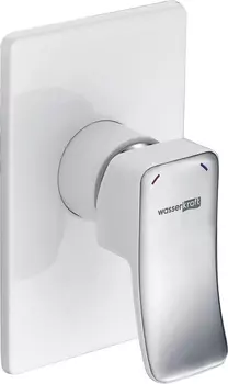 Смеситель Wasserkraft Aller 10651W С ВНУТРЕННЕЙ ЧАСТЬЮ, для душа