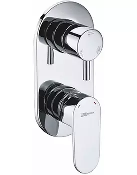 Смеситель Wasserkraft Dinkel 5871 С ВНУТРЕННЕЙ ЧАСТЬЮ, для ванны и душа /5871