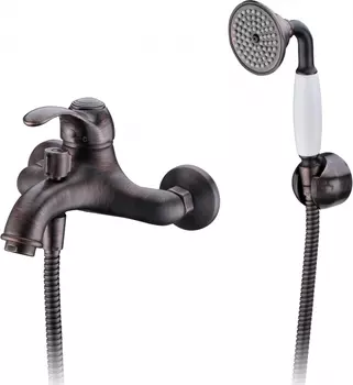 Смеситель Wasserkraft Isar 1301 для ванны с душем, темная бронза /1301