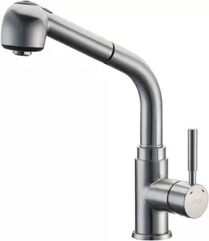 Смеситель Wasserkraft Wern 4266 для кухонной мойки, матовый хром /4266