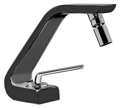 Смеситель Webert Wolo WO840102564 черный для биде