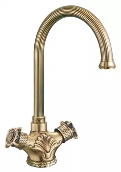 Смеситель Zorg Antic A 2005K-BR для кухонной мойки