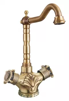 Смеситель Zorg Antic A 3005K-BR для кухонной мойки