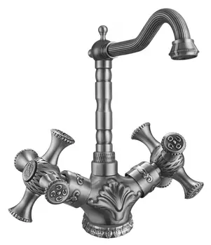 Смеситель Zorg Antic A 7005K-SL для кухонной мойки AZR 608 K-3-7 SL / A 7005K-SL