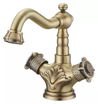 Смеситель Zorg Antic AZR 608 U-1-6 BR для раковины A 3007U-BR