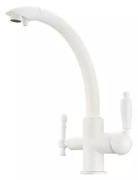 Смеситель Zorg Clean Water ZR 314 YF-33 белый для кухонной мойки