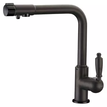 Смеситель Zorg Clean Water ZR 320 YF-33 черный металл для кухонной мойки ZR 320 YF-33 Черный металл