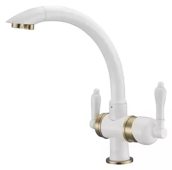 Смеситель Zorg Clean Water ZR 327 YF bronze white для кухонной мойки ZR 327 YF Bronze white