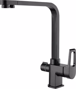 Смеситель Zorg Clean Water ZR 334 YF-BLACK для кухонной мойки