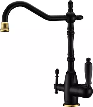 Смеситель Zorg Sanitary ZR 312-33 YF Blak Bronze для кухонной мойки ZR 312-33 YF BLACK BRONZE