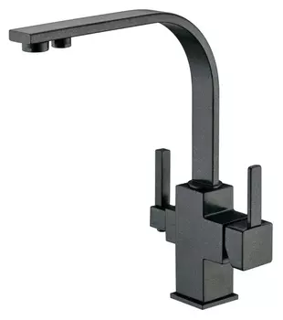 Смеситель Zorg Sanitary ZR 332 YF черный металлик для кухонной мойки ZR 332 YF ЧЕРНЫЙ МЕТАЛЛИК