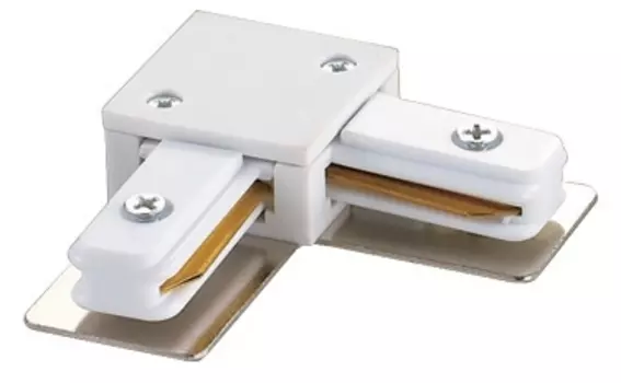 Соединитель для шинопроводов L-образный (10576) Volpe UBX-Q121 K21 WHITE