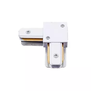 Соединитель для шинопроводов L-образный (UL-00006057) Volpe UBX-Q122 G21 WHITE 1 POLYBAG