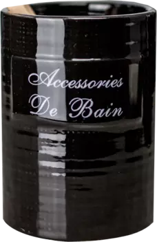 Стакан Bath Plus Bain Noir W-CE0986A-TB