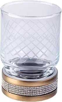 Стакан Boheme Royal Cristal Bronze настольный 10931-BR