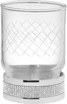 Стакан Boheme Royal Cristal Chrome настольный 10931-CR