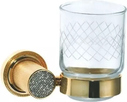 Стакан Boheme Royal Cristal Gold подвесной 10924-G