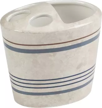 Стакан Creative Bath Ticking Stripe для зубных щеток TIC60BLU