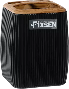 Стакан Fixsen Black Wood FX-401-3 черный
