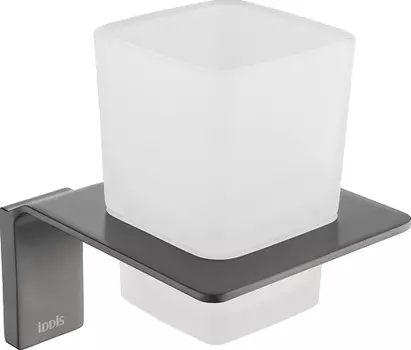 Стакан Iddis Slide SLIGMG1i45 матовое стекло, графитовый