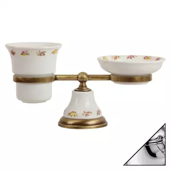 Стакан Migliore Provance ML.PRO-60.510.CR и мыльница, хром