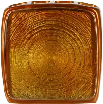 Стакан Primanova Venis D-15512 для зубных щеток, бронза