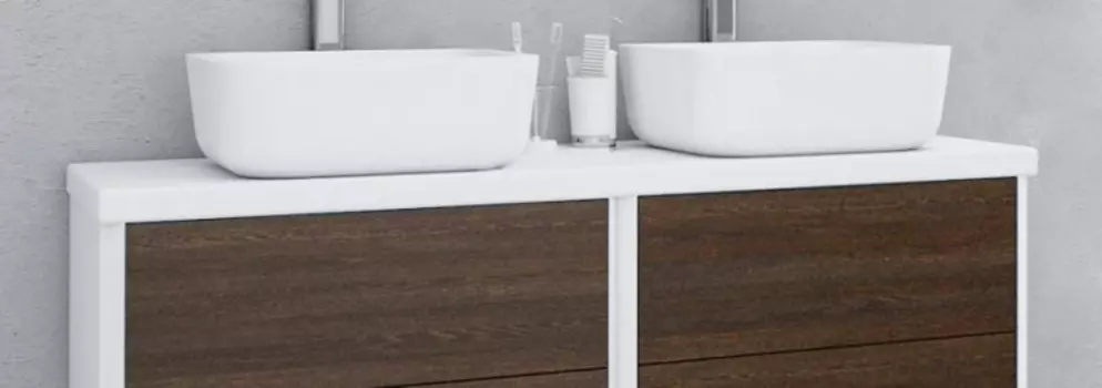 Столешница Акватон Брук 120 (60+60) 1A204605BC010