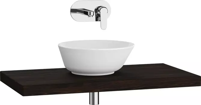 Столешница с раковиной VitrA Stand 90 темный вяз