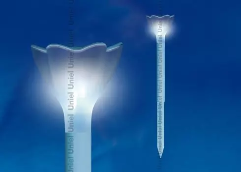 Светильник на солнечных батареях (10624) Uniel Promo USL-C-418/PT305 Blue Crocus