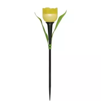 Светильник на солнечных батареях (UL-00004277) Uniel Promo USL-C-452/PT305 Yellow Tulip